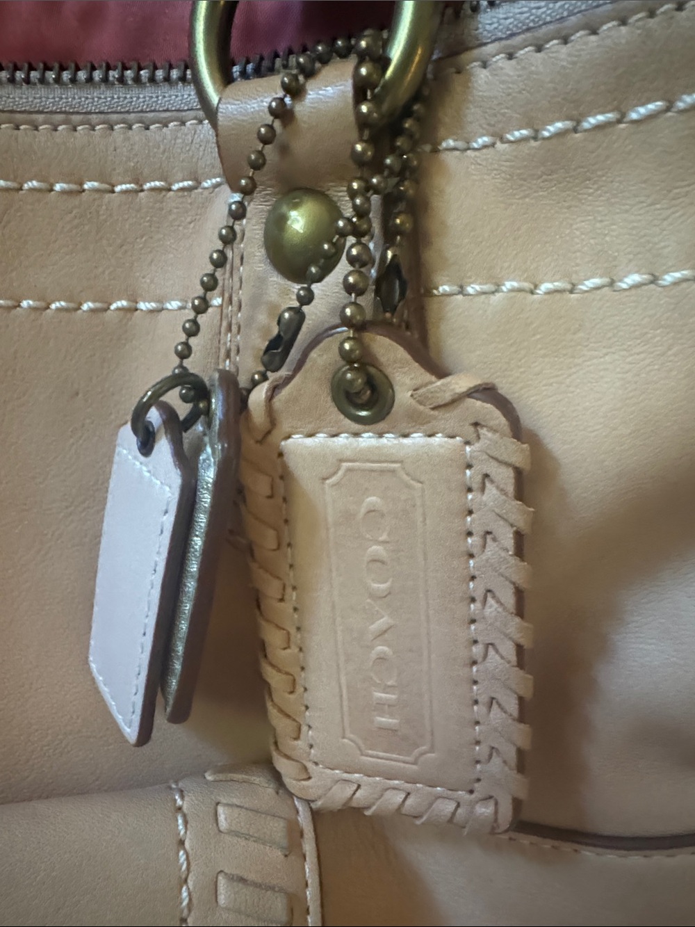 Coach Poppy Whipstitch Tote - Picture 5 of 16